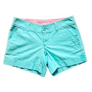 Lilly Pulitzer Turquoise Shorts Casual‎ Everyday Size 0